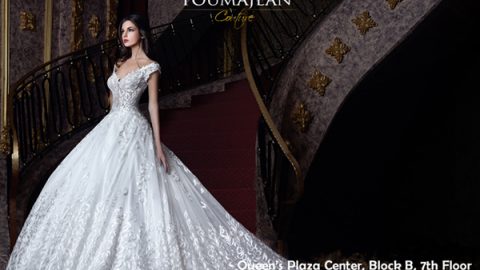 فستان زفاف منتفخ من حنا كوتور صيف 2016