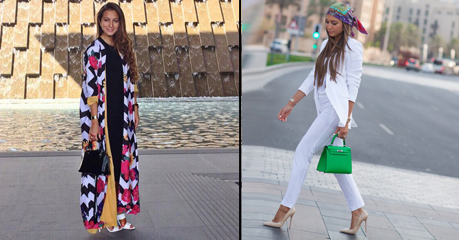 الفاشينيستا السعودية دانا ملحس مزيج بين الشرق والغرب