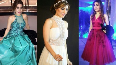 أرقي فساتين يارا من توقيع باسيل سودا إحتفالاً بعيدها الـ 33