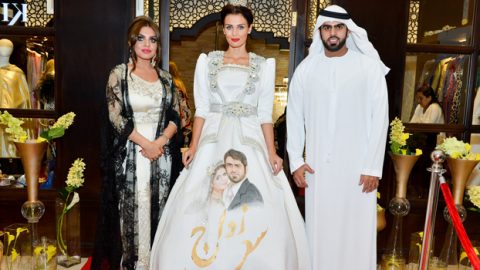 سارة بنت محمد تطلق قفطان ليلة الحنة بالرسم اليدوي