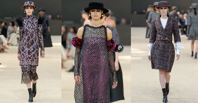 شانيل خريف 2017 للأزياء الراقية من Grand Palais