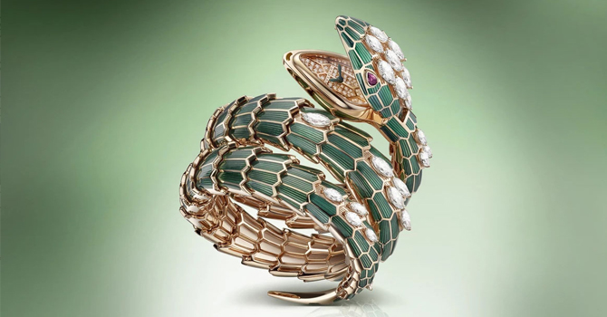 ثعابين ساعات بولغاري الجديدة تسيطر على معصمكِ