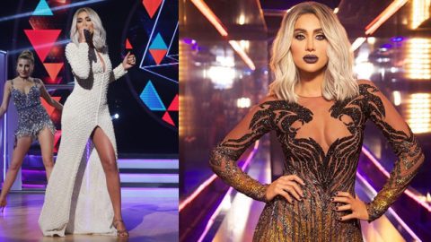 3 إطلالات جريئة لمايا دياب من برنامج الرقص مع النجوم