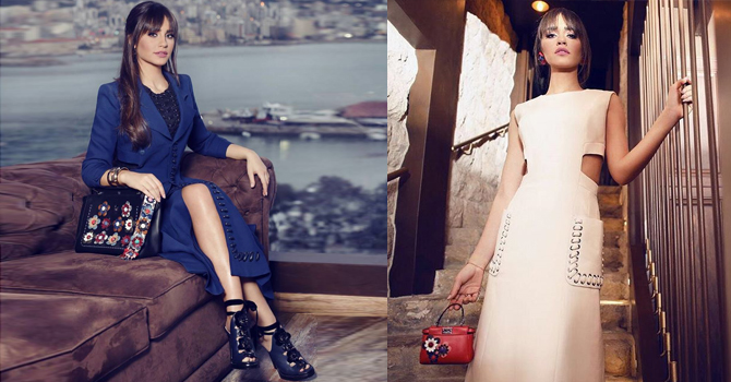 إيميه صياح بإطلالات إيطالية راقية