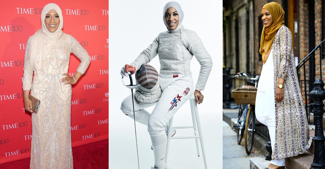 لاعبة الأولمبياد إبتهاج محمد وراء علامة أزياء محجبات