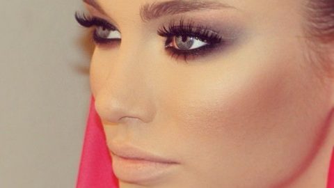 مكياج العيون الدخانية 2014