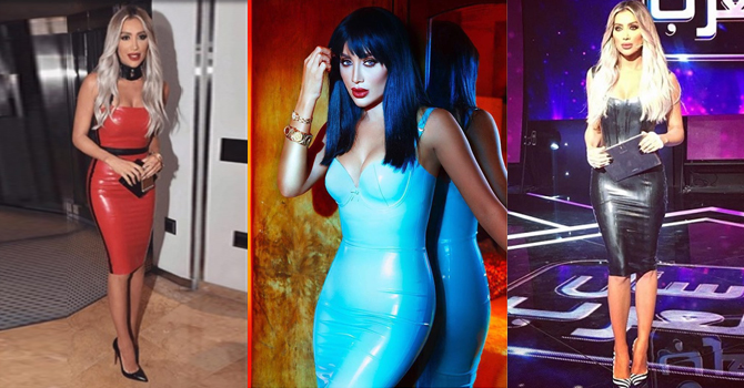 فساتين اللاتكس تكشف عن سر ثقة مايا دياب بقوامها دائمًا