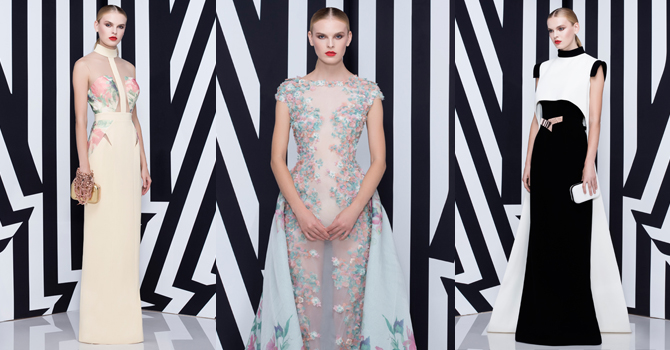 فساتين سعيد قبيسي ربيع 2016 تملؤها الزهور الراقية