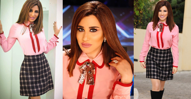 نجوي كرم بإطلالة إيطالية بتوقيع غوتشي .. فهل تناسبها ؟