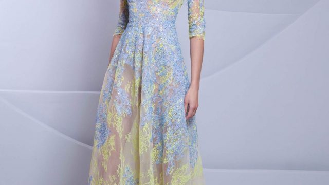 فستان طارق سنو ربيع 2015