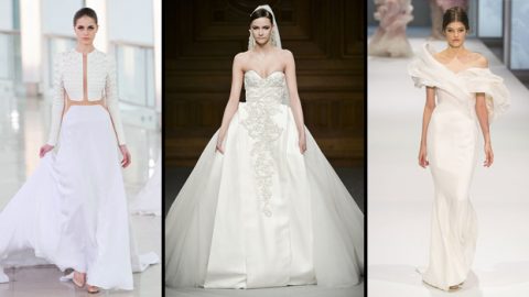 فساتين زفاف باريسية من هوت كوتور ربيع 2015