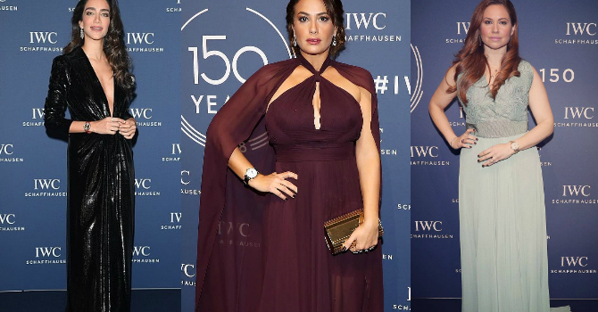 أناقة عربية في حفل آي دبليو سي للساعات الفاخرة