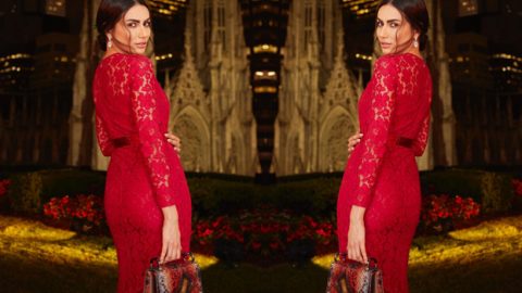 فساتين دانتيل قصيرة لإطلالة ناعمة في العيد