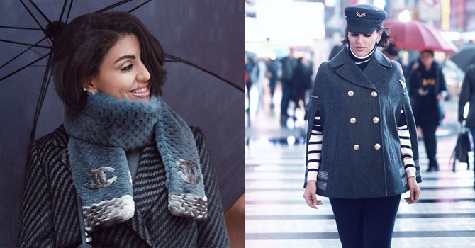 إطلالات شتوية دافئة من تنسيق الفاشينيستا دانا الطويرش