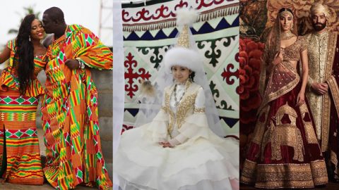 جولة رائعة مع فساتين الزفاف التقليدية حول العالم