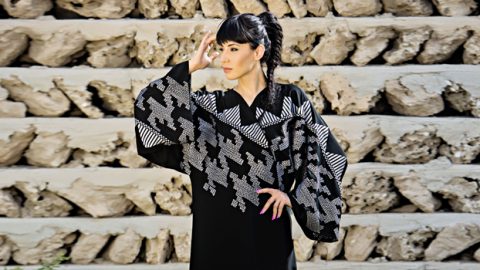 عبايات بيدازلد شتاء 2015 بطباعات قبلية