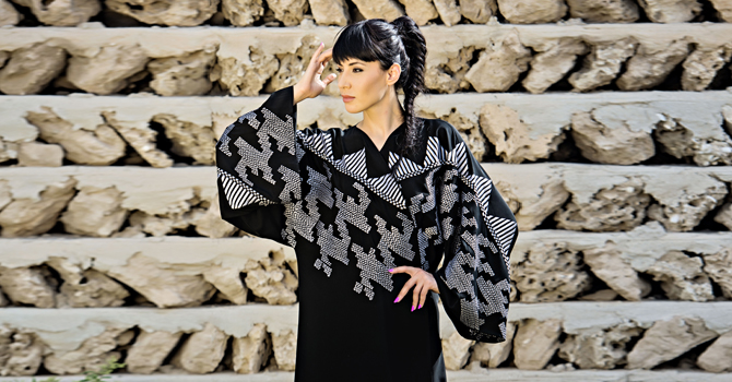 عبايات بيدازلد شتاء 2015 بطباعات قبلية