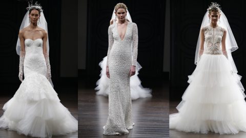 فساتين زفاف نعيم خان ربيع 2016 من أعماق البحر