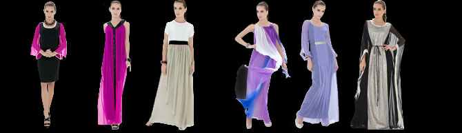 مجموعة ما وراء البحار لربيع 2014 من تصميمات فدوى الباروني