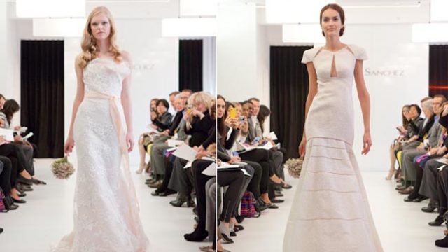 احدث فساتين المصمم انخيل سانشيز 2014