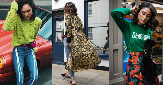 ثريا بختار تلهمكِ بثلاث إطلالات خريفية من شارع الموضة اللندني