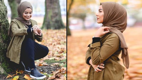 الفاشينيستا حبيبة تحقق المعادلة الصعبة بالتنورة الماكسي