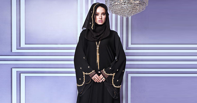 أبرز العبايات المطرزة لعام 2014