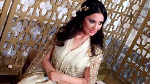 ميساء مغربي بإكسسوار شعر خلفي رمضان 2016