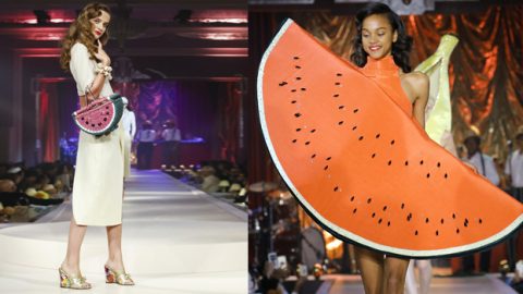 حقائب وأحذية شارلوت اوليمبيا بلمسة استوائية مرحة بأسبوع لندن للموضة ربيع 2017