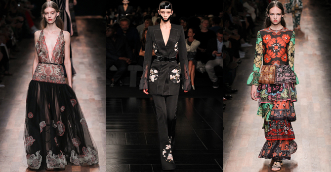 فالنتينو وألكسندر ماكوين يتألقون بأسبوع باريس ربيع 2015