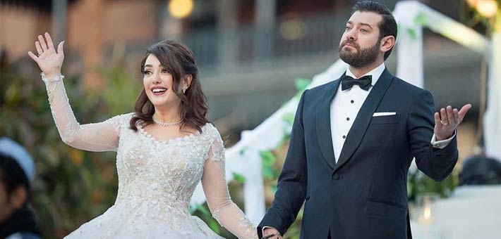عمرو يوسف وكنده علوش يتوعدان لمروج شائعة القبض عليهما