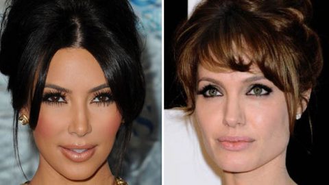 أنجلينا جولي مستاءة من كيم كاردشيان