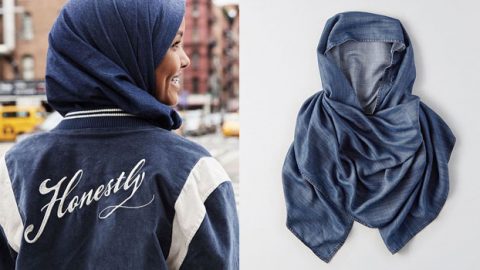 American Eagle تكشف عن حجابها الدنيم للمرة الأولي