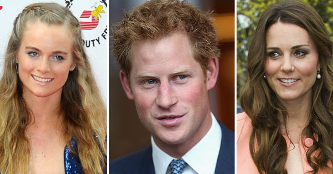 كيت ميدلتون تسببت في إنفصال الأمير هاري عن حبيبته