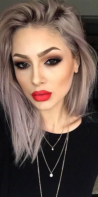 احمر شفاه برتقالي 2015