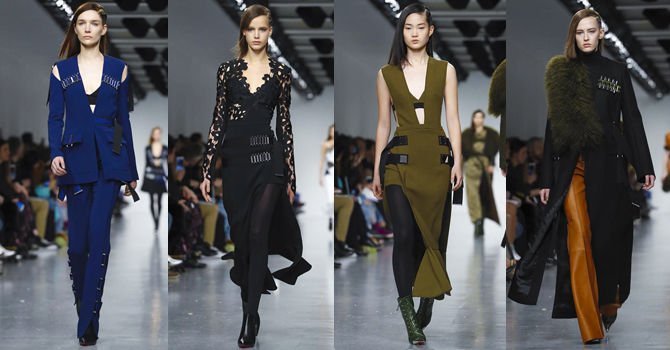 أزياء ديفيد كوما بأسبوع لندن شتاء 2018 عصرية جريئة