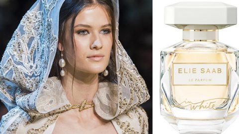 من وحي الأزهار البيضاء يأتي لنا عطر إيلي صعب الجديد Le Parfum in White