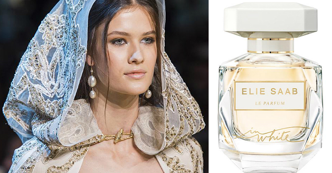 من وحي الأزهار البيضاء يأتي لنا عطر إيلي صعب الجديد Le Parfum in White