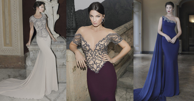 فساتين سهرة تركية 2016 من طارق ايديس