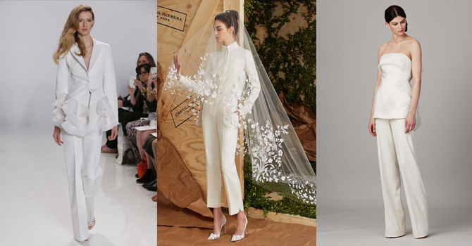 للعروس الجريئة: صيحة أزياء الزفاف الذكورية ربيع 2017