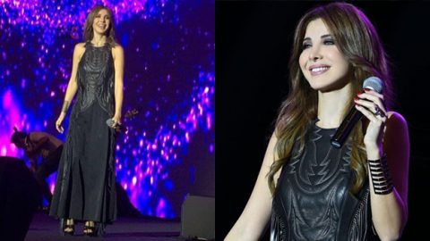 نانسي عجرم بإطلالة غير تقليدية بحفلتها في صيدا