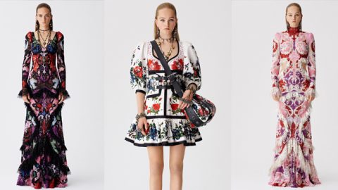 فساتين ألكسندر ماكوين ريزورت 2017 من وحي التراث الإنجليزي