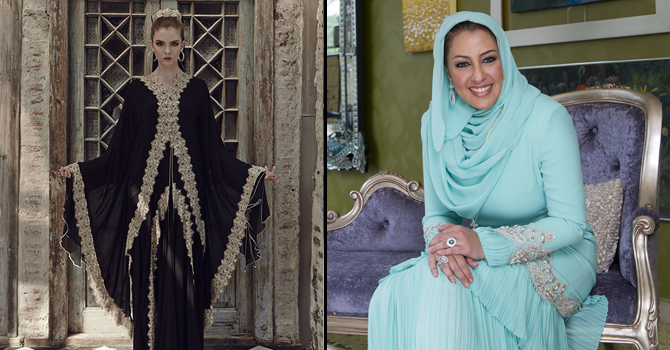 خاص حواء لايف-المصممة الماليزية هدايا : أتمنى تغير رؤية العالم للعبايات