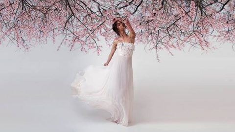 فساتين عبد محفوظ ربيع 2015 من أجواء الورود الحالمة