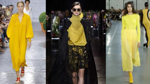 إطلالتكِ بالأصفر من وحي بيت أزيائكِ المفضل