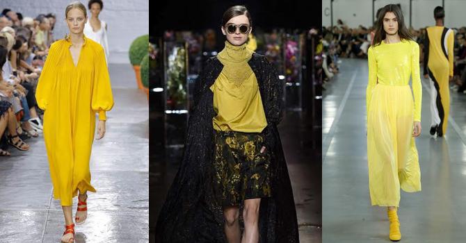 إطلالتكِ بالأصفر من وحي بيت أزيائكِ المفضل