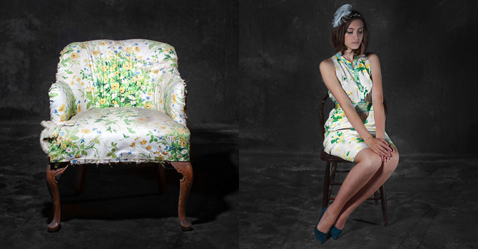 ماذا لو ارتديتى أقمشة أثاث منزلكِ ؟