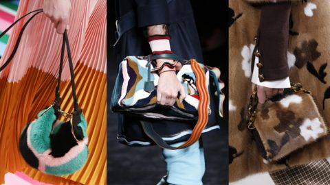 صيحة الحقيبة الفرو لإطلالة شتوية دافئة في 2017