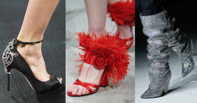 اكملي إطلالتكِ بتلك الأحذية الأنيقة لأعياد 2017