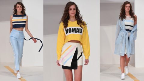 امرأة هاوس أوف نوماد بالفاشن فورورد ربيع 2017 عصرية رياضية